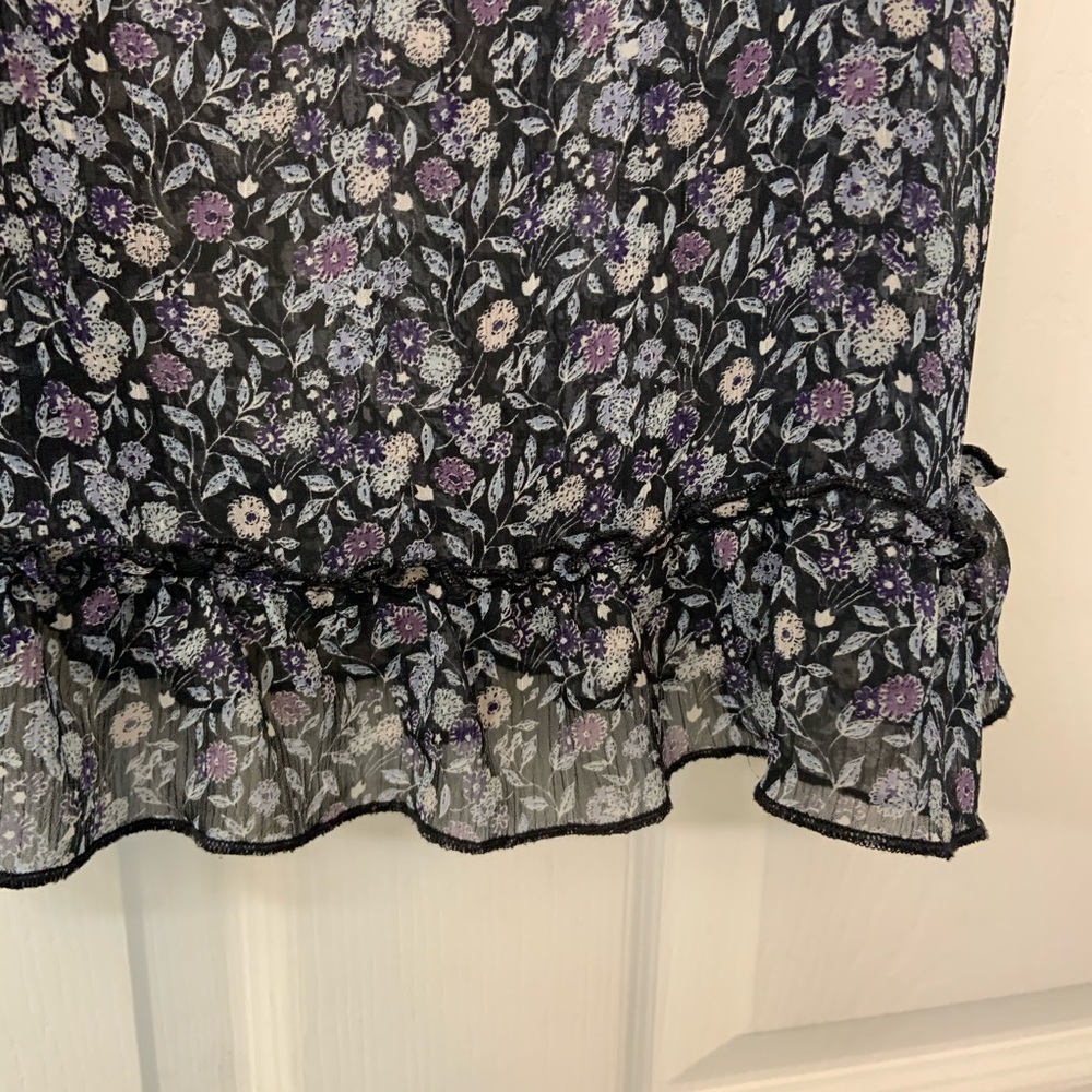 Express Floral Ruffle tank - Picture 4 of 6
